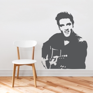 Elvis wall decal