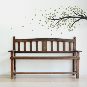 Windy Tree Branch Wall Decal