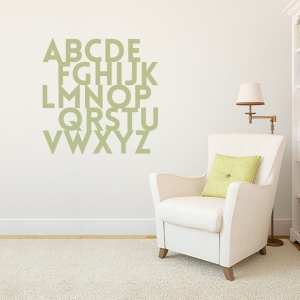 Alphabet Wall Art Decal