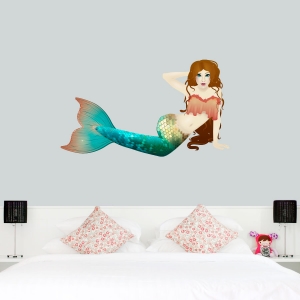 Mermaid Tales Printed Wall Decals