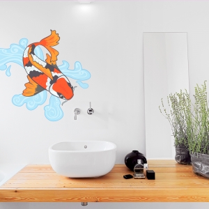 Koi Fish Wall Decal