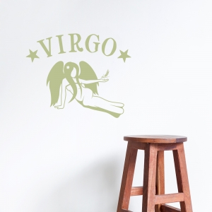 Virgo Zodiac Sign Wall Decal