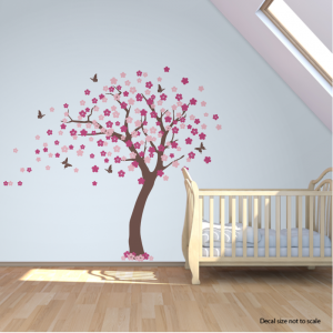 Large Cherry Blossom Tree Wall Decal