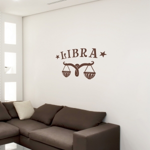 Libra Zodiac Sign Wall Decal