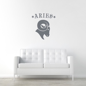 Aries Zodiac Sign Wall Decal