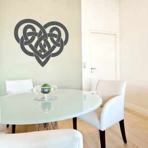 Celtic Heart Wall Art Decal