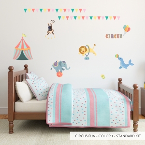 Circus Fun Printed Wall Decal