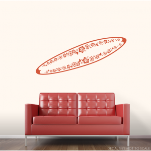 Floral Surfboard Decal