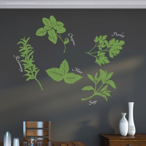 Herbs Wall Art Decal