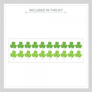 Shamrock Printed Wall Decal Kit
