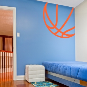 Corner Basketball Wall Art Decal