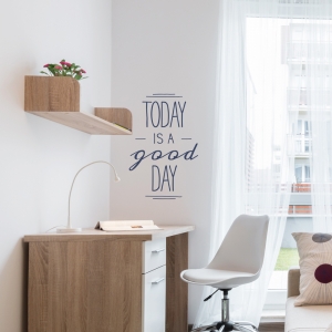 Think Happy - Be Happy Wall Decal Quote | Wallums Wall Decals