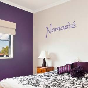 Namaste Wall Quote Decal