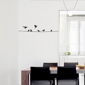 Birds on a Wire Wall Decal