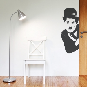 Charlie Chaplin Corner Wall Art Decal