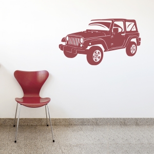 Jeep Wrangler Wall Decal