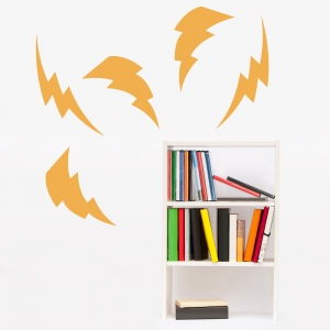 Lightning Bolts Wall Decal