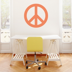 Peace Sign Wall Art Decal