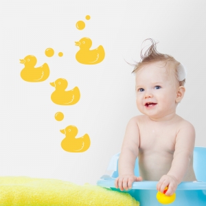 Rubber Duckies Wall Decal