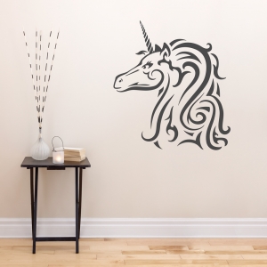 Tribal Unicorn Wall Art Decal