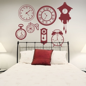 Clock Faces Wall Decal