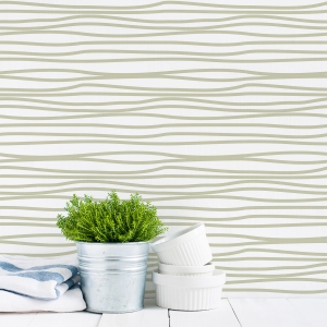 Squiggle It Removable Wallpaper Tiles