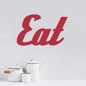 Retro EAT Wall Decal