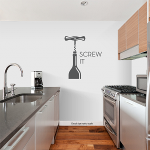 Screw It Wall Decal