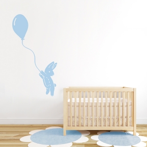 Bunny Away Wall Decal