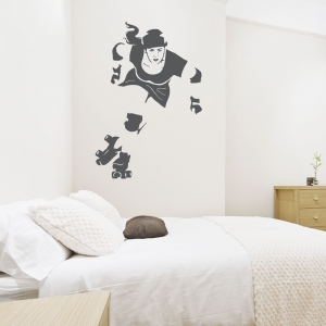 Derby Girl Wall Decal