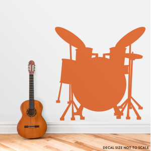 Drumset Wall Decal