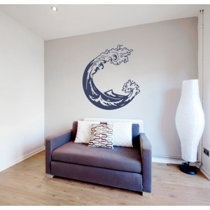 Japanese Wave Wall Decal