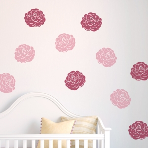 Ranunculus Flowers Wall Decal