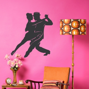 Tango Dancers Wall Decal