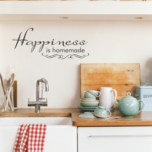 Happiness is Homemade Wall Quote Decal