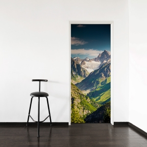 Mountain View Door Mural