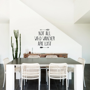 Not All Who Wander Are Lost Wall Decal
