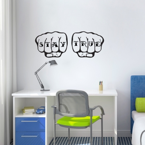 Tattoo Knuckles Custom Wall Decal