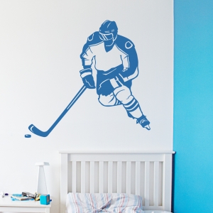Hockey Player Wall Decal