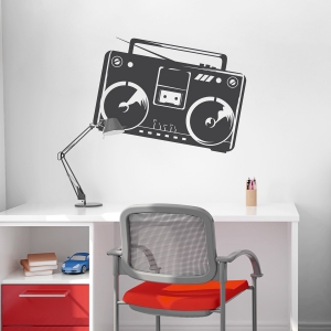 Boombox Wall Decal