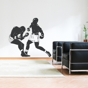 Boxing Match Wall Decal