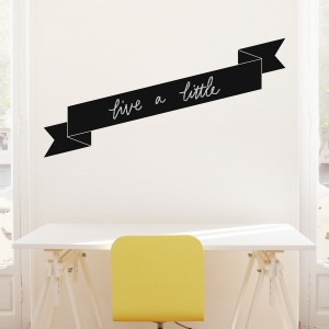 Chalkboard Banner Wall Decal