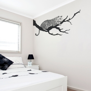 Jaguar on Branch Wall Decal