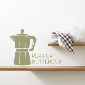 Perk Up Buttercup Wall Decal