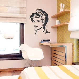 Princess Diana Wall Decal