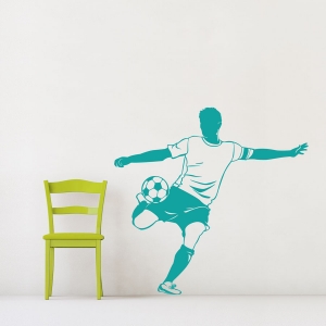 Soccer Player Wall Decal