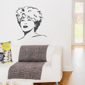 Tina Turner Wall Decal