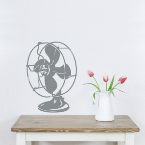 Vintage Fan Wall Decal