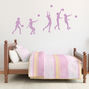 Volleyball Sequence Wall Decal