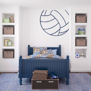 Corner Volleyball Wall Decal